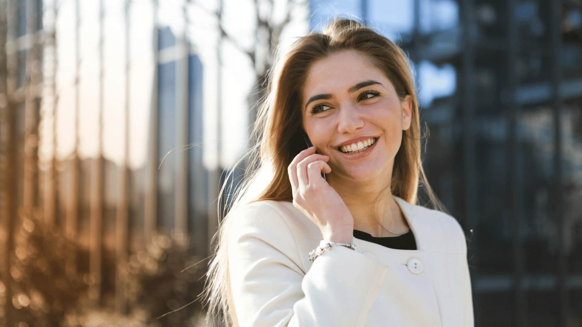 woman's personality is consistent and genuine