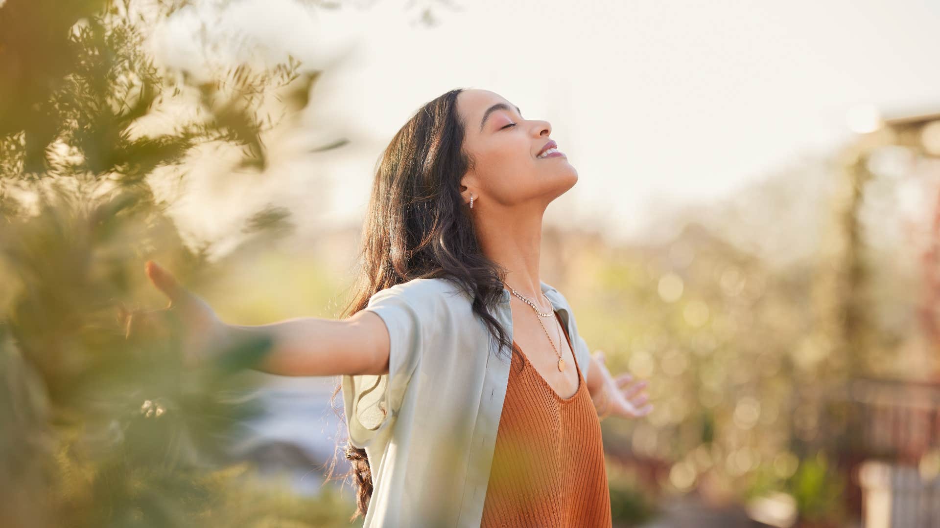 woman making the biggest life decision of loving herself