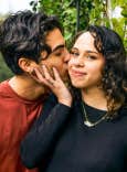 loving couple improving relationship with masterclass