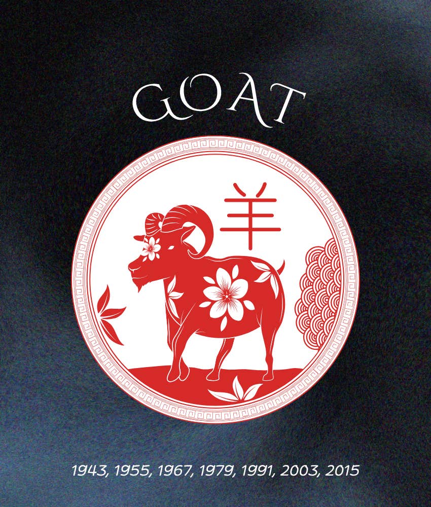 goat chinese zodiac signs hard times end may 13, 2026