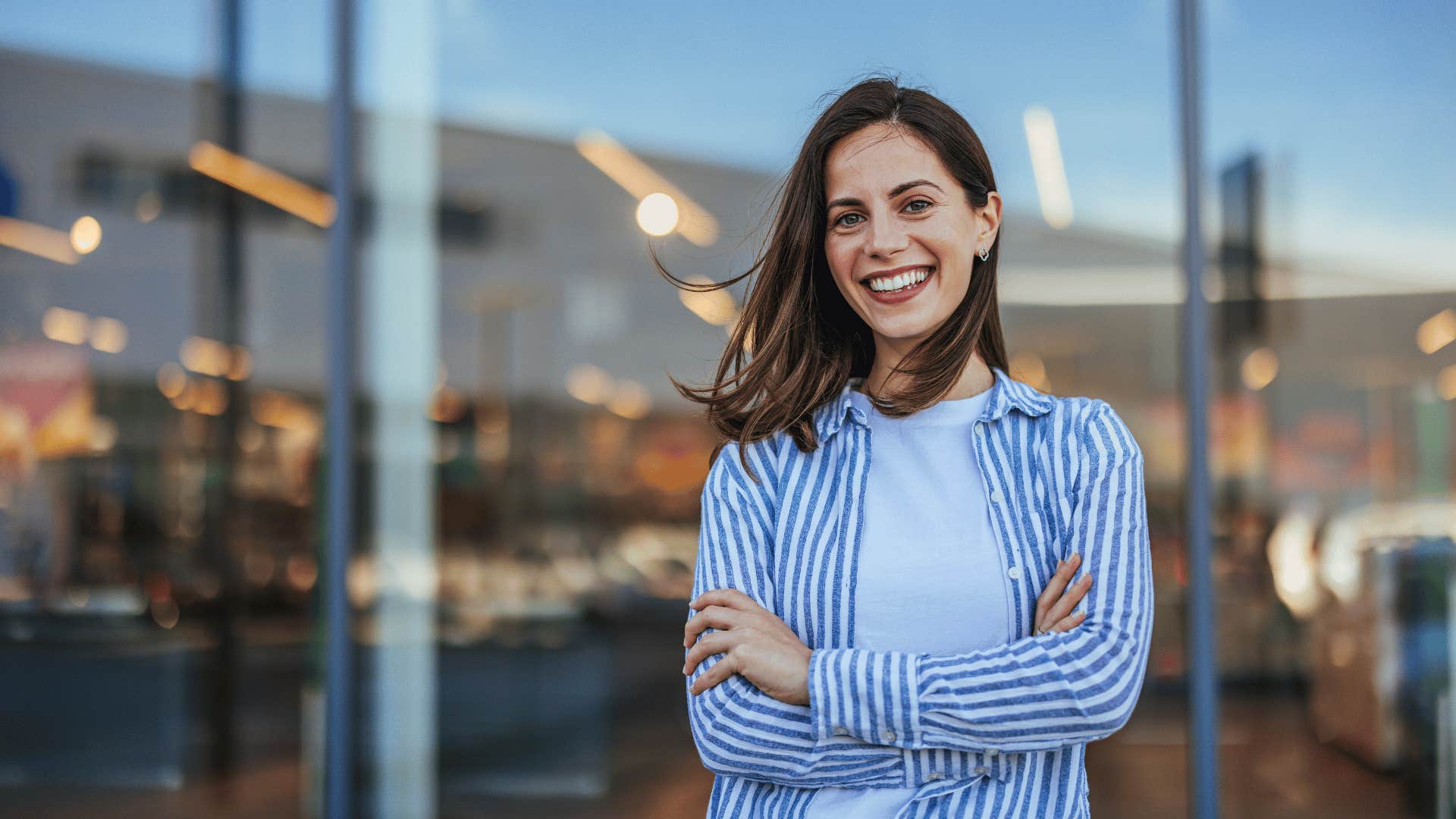 woman who is thinking three steps ahead as she pauses before responding