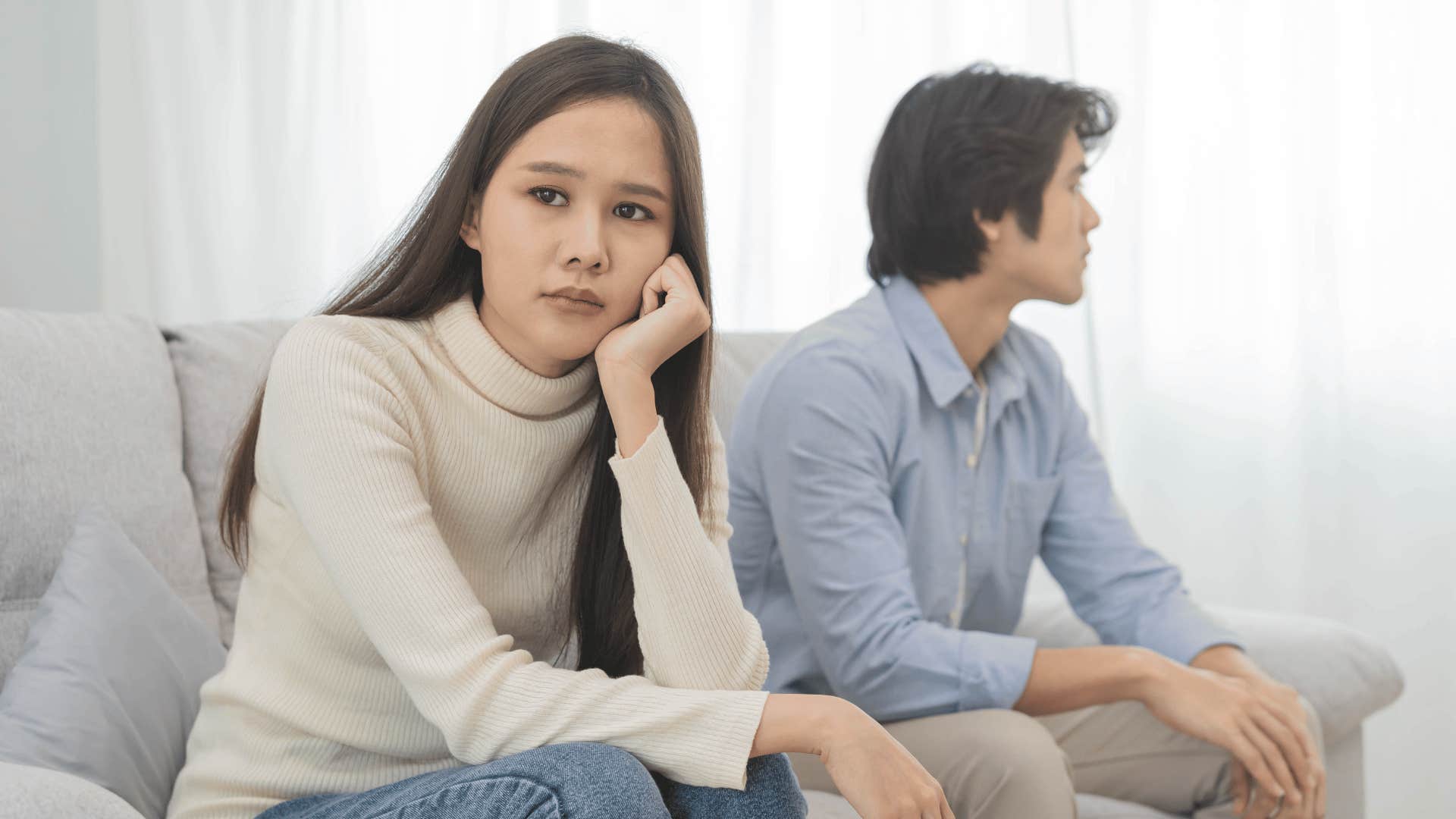 couple heading into a silent divorce not planning a future together