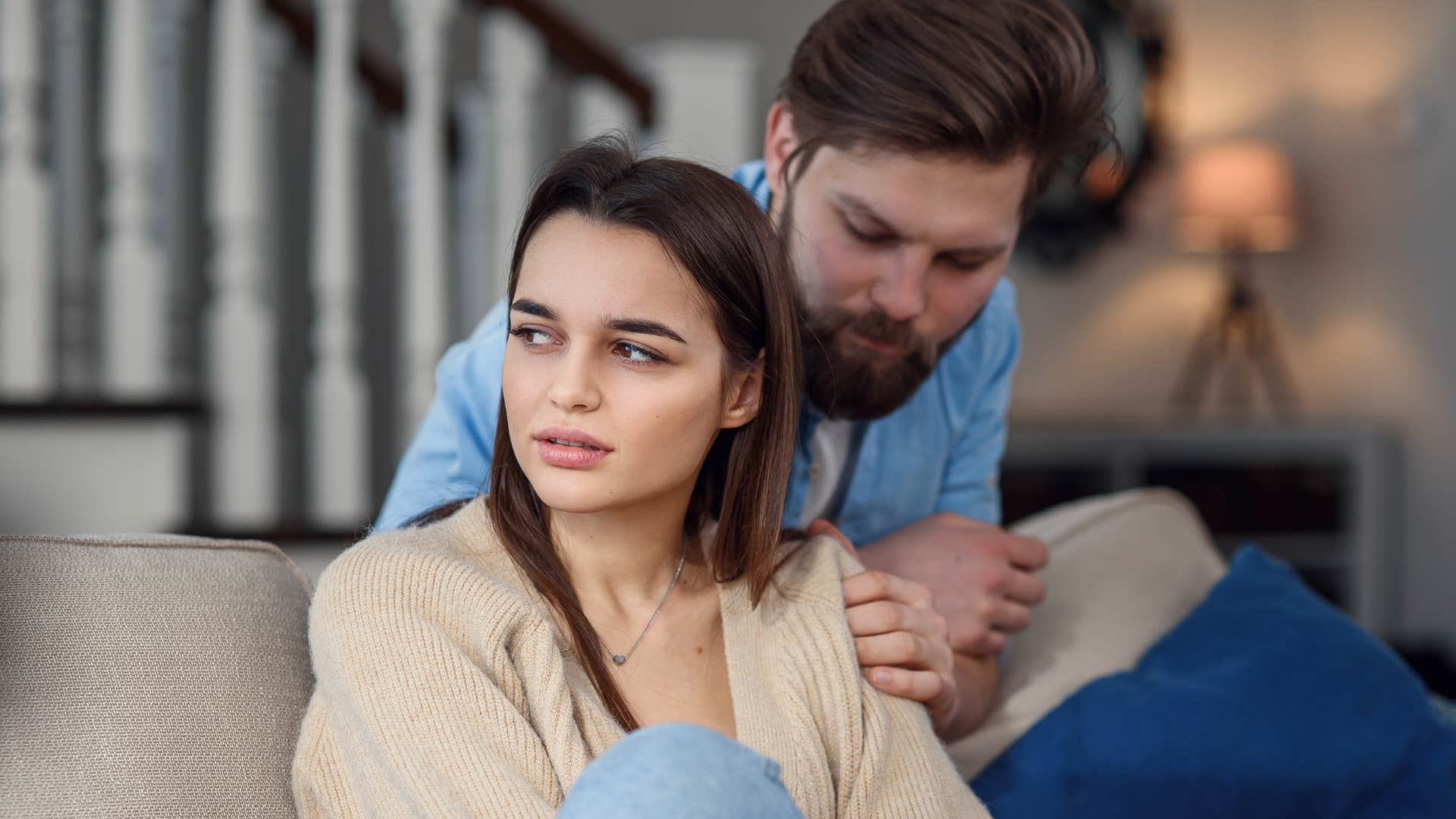 Person chooses not to be guilted by partner
