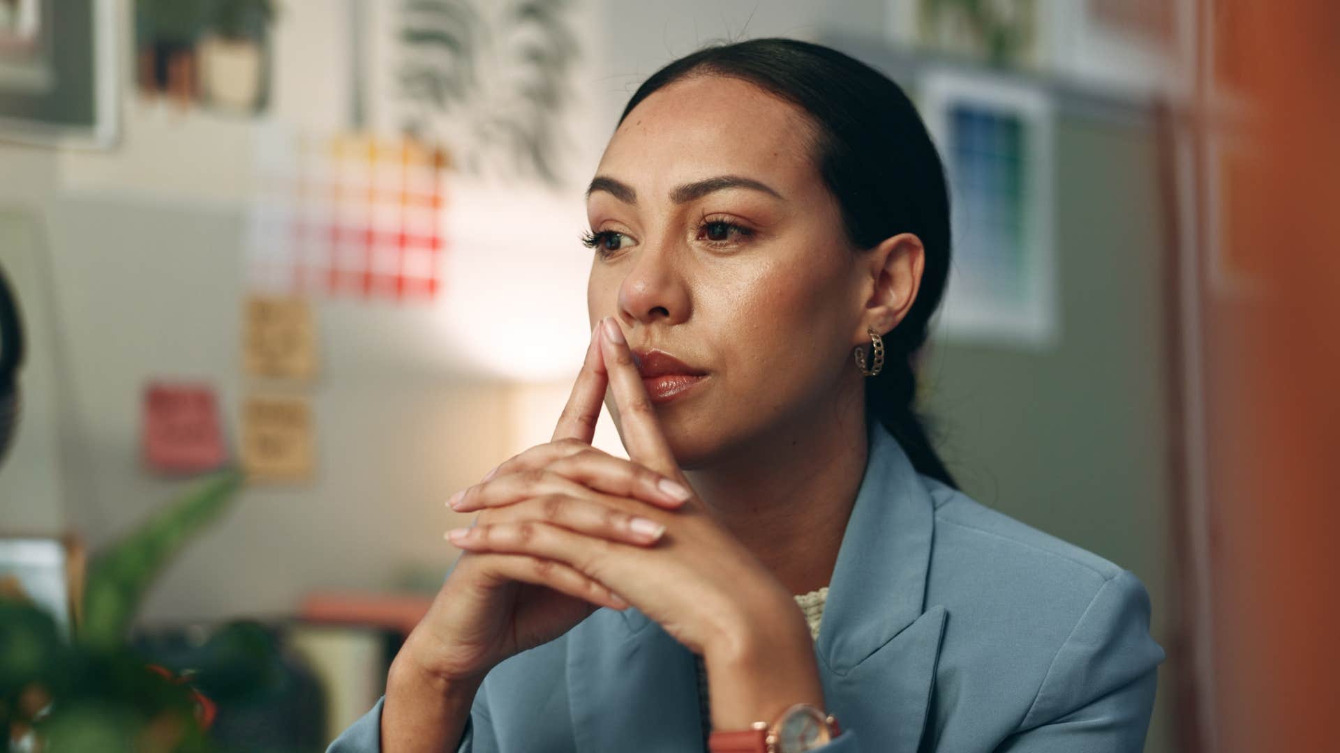 woman who's lost her independence because of AI