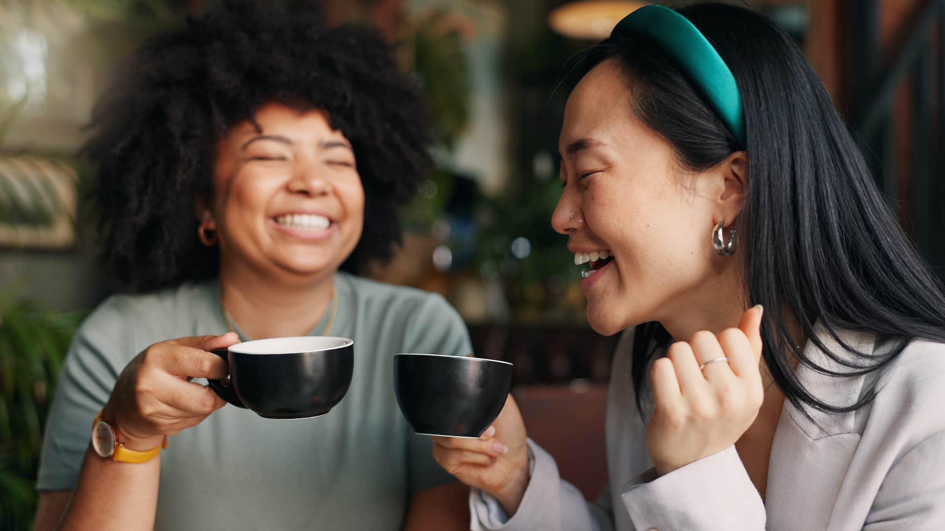 true best friends laughing together without being performative