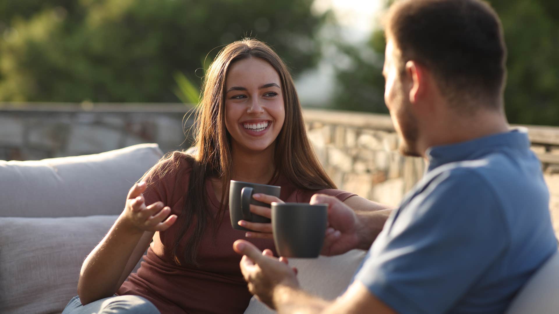 woman telling man that it is what it is